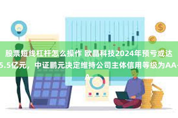 股票短线杠杆怎么操作 欧晶科技2024年预亏或达5.5亿元，中证鹏元决定维持公司主体信用等级为AA-